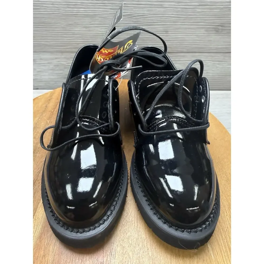 Women's 5 Thorogood Shoes Uniform Classics Poromeric Oxford 831-6027 Black NEW